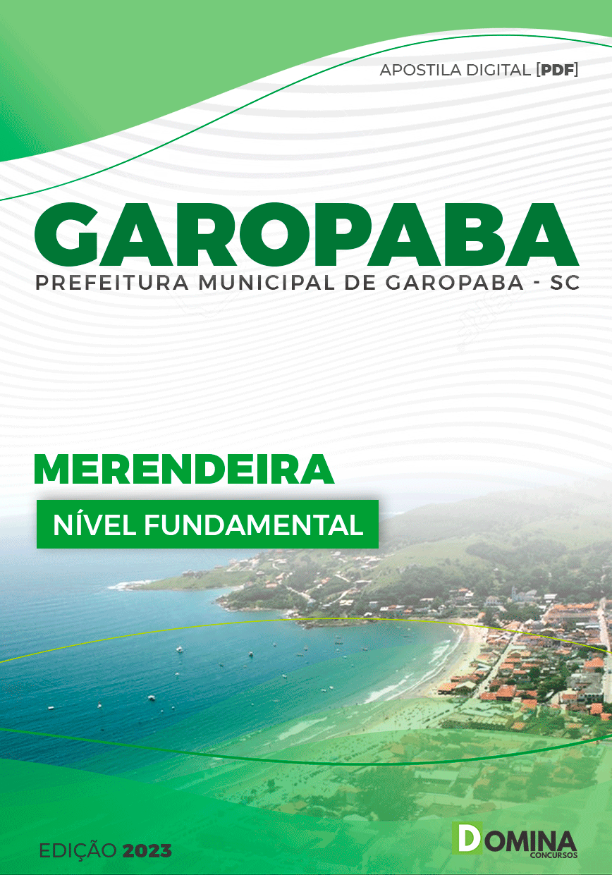 Apostila Concurso Pref Garopaba SC 2023 Merendeira