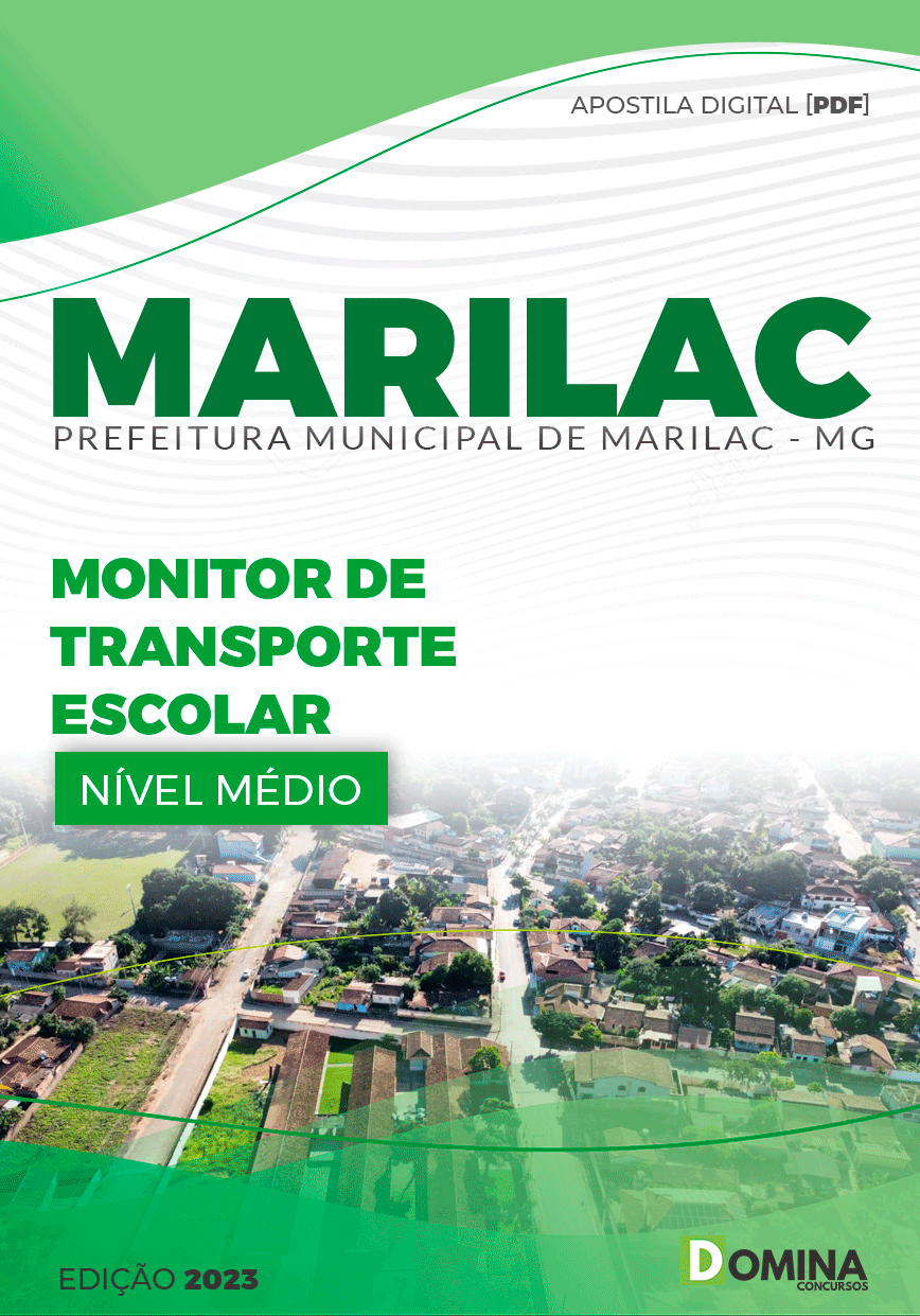 Apostila Pref Marilac MG 2023 Monitor Transporte Escolar