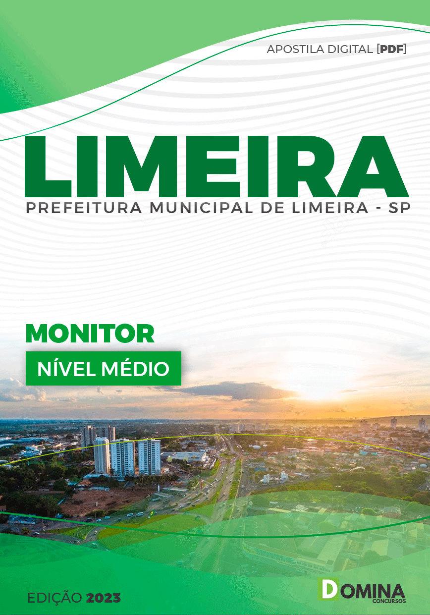 Apostila Concurso Pref Limeira SP 2023 Monitor