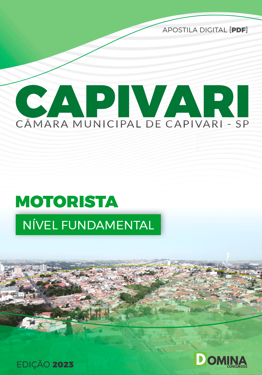 Apostila Câmara Capivari SP 2023 Motorista