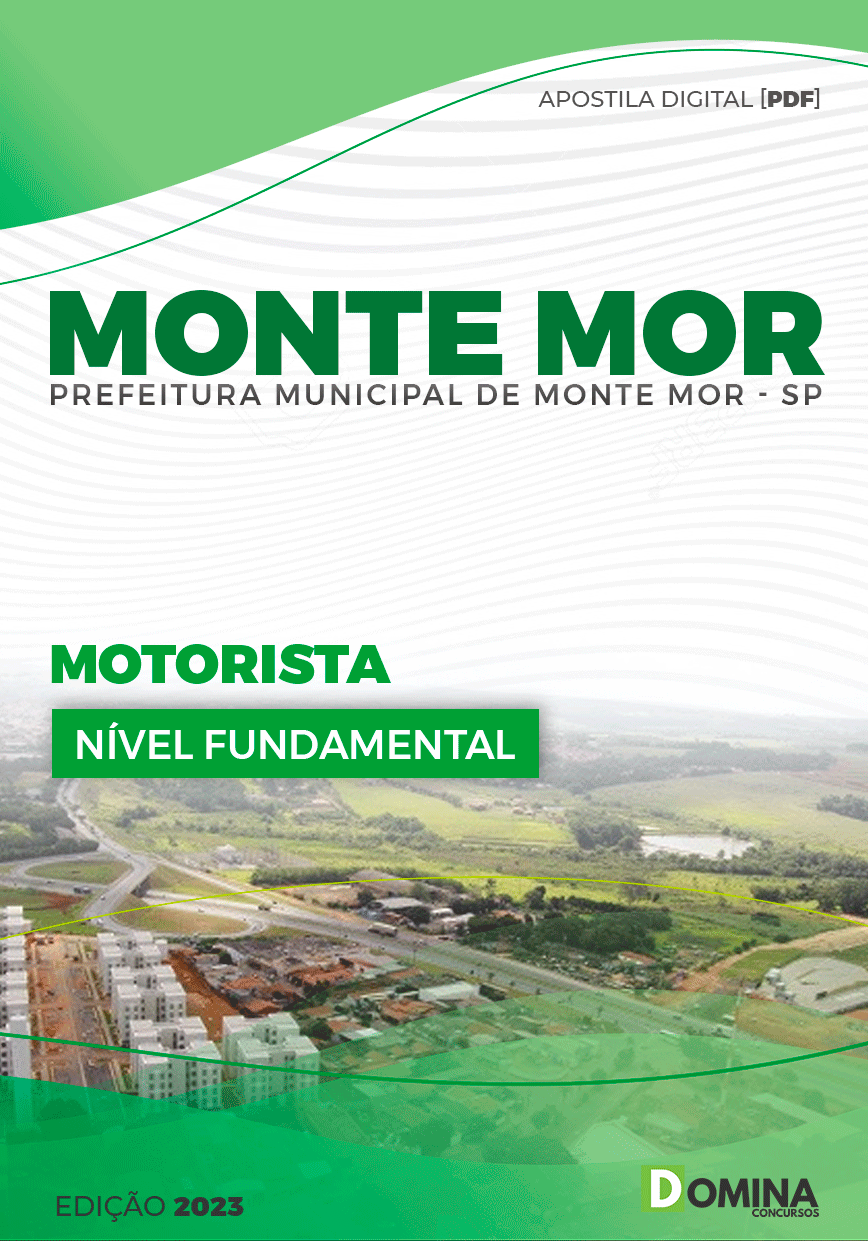Apostila Pref Monte Mor SP 2023 Motorista