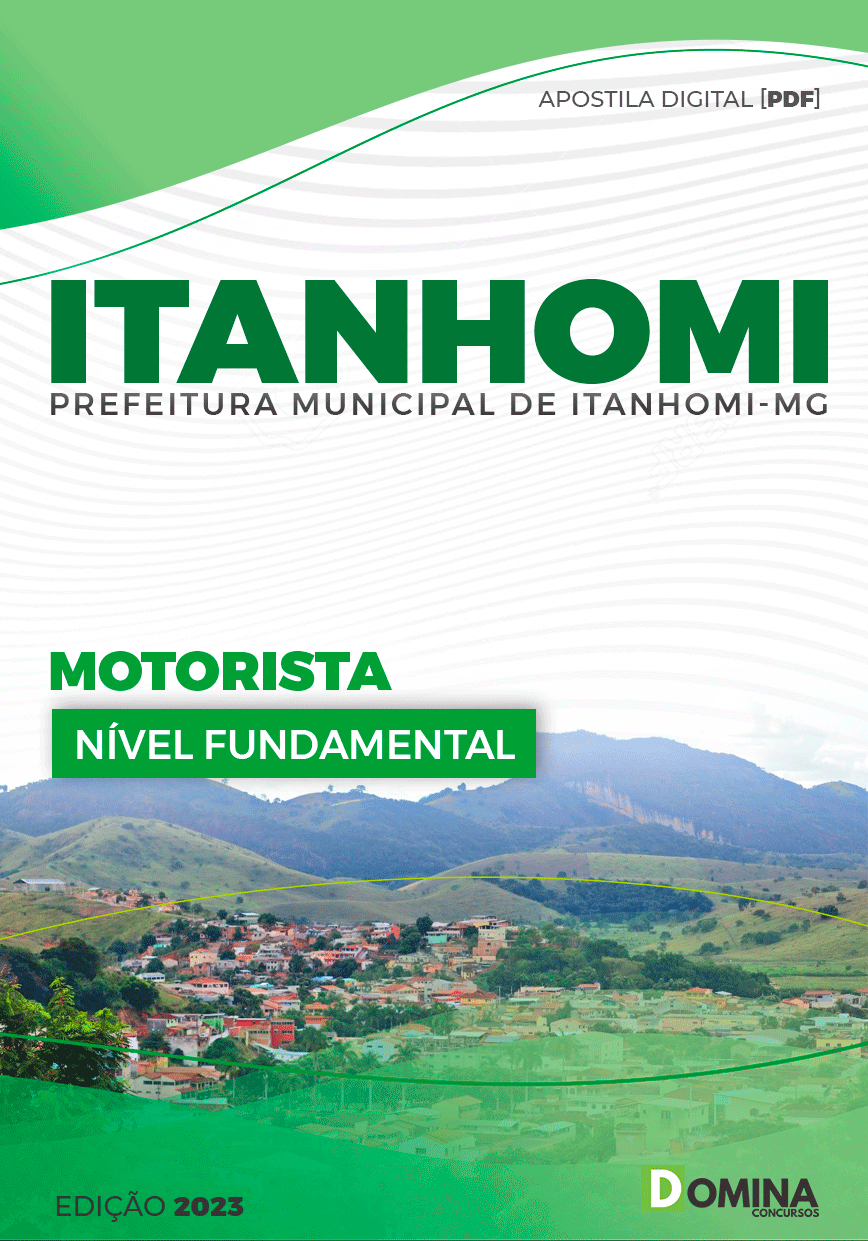 Apostila Concurso Pref Itanhomi MG 2023 Motorista