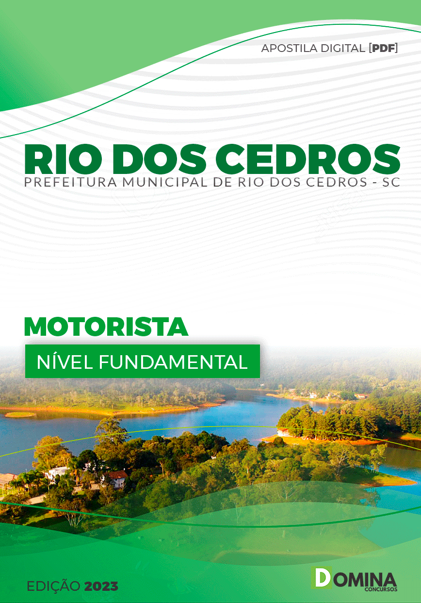 Apostila Pref Rio dos Cedros SC 2023 Motorista