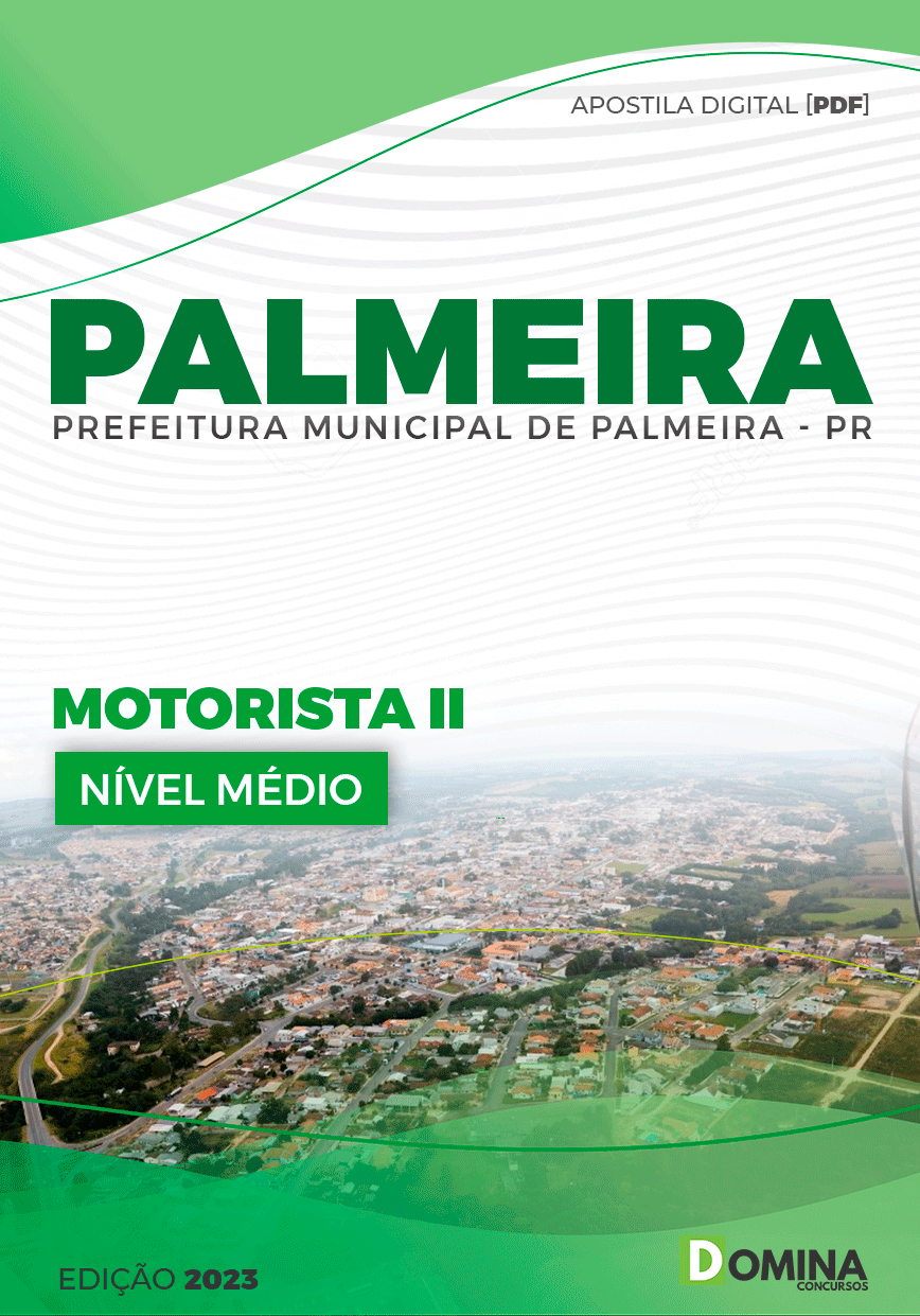 Apostila Pref Palmeira PR 2023 Motorista