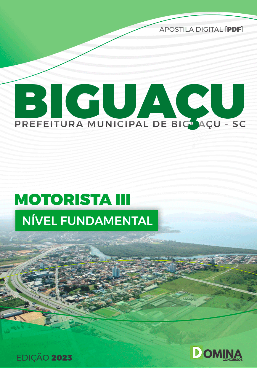 Apostila Pref Biguaçu SC 2023 Motorista III