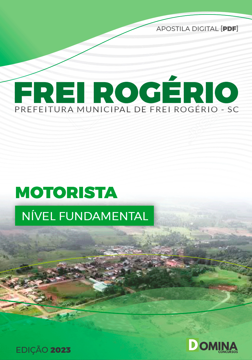 Apostila Pref Frei Rogério SC 2023 Motorista