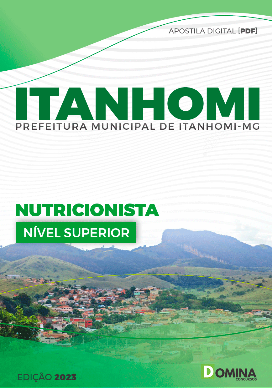 Apostila Concurso Pref Itanhomi MG 2023 Nutricionista