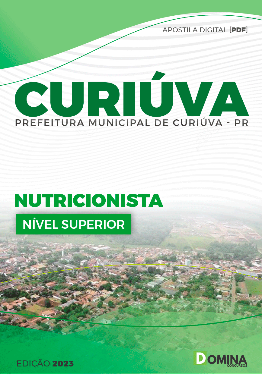 Apostila Concurso Pref Curiúva PR 2023 Nutricionista