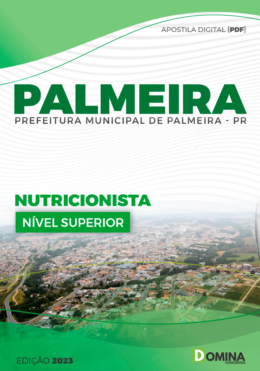 Apostila Pref Palmeira PR 2023 Nutricionista