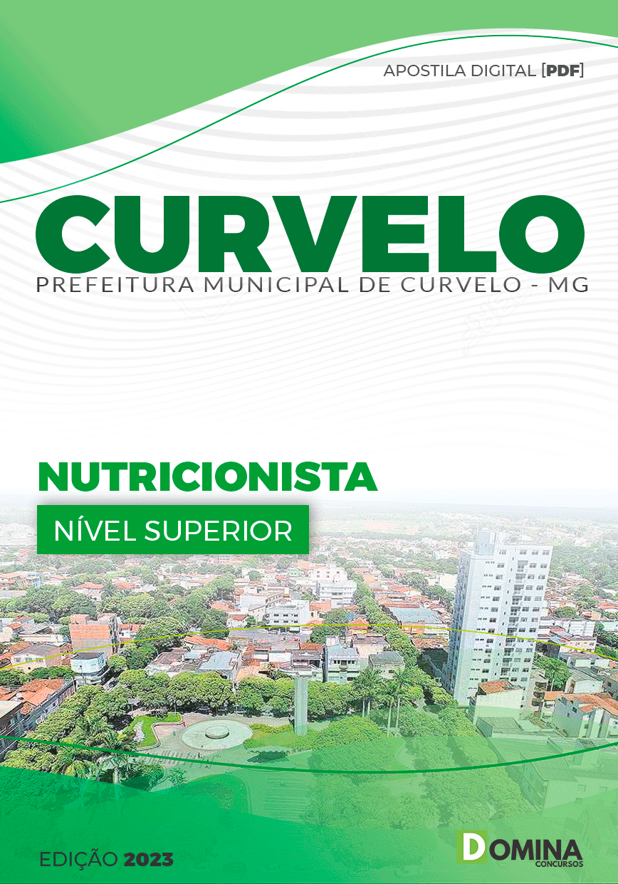 Apostila Concurso Pref Curvelo MG 2024 Nutricionista