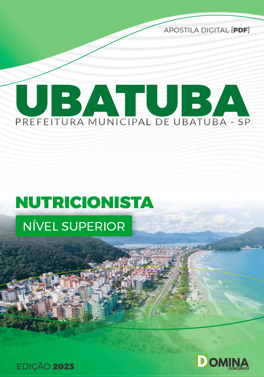 Apostila Concurso Pref Ubatuba SP 2023 Nutricionista