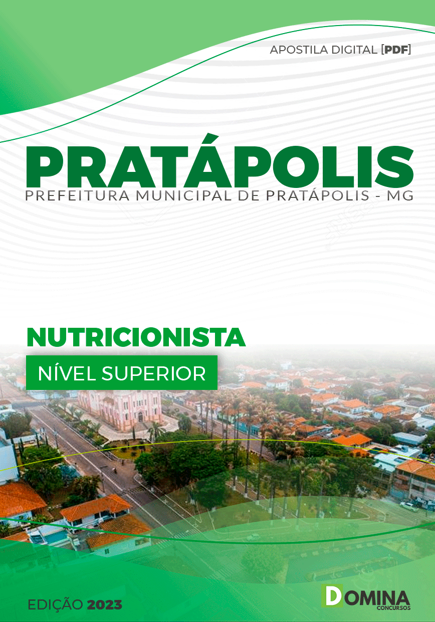 Apostila Pref Pratápolis MG 2023 Nutricionista