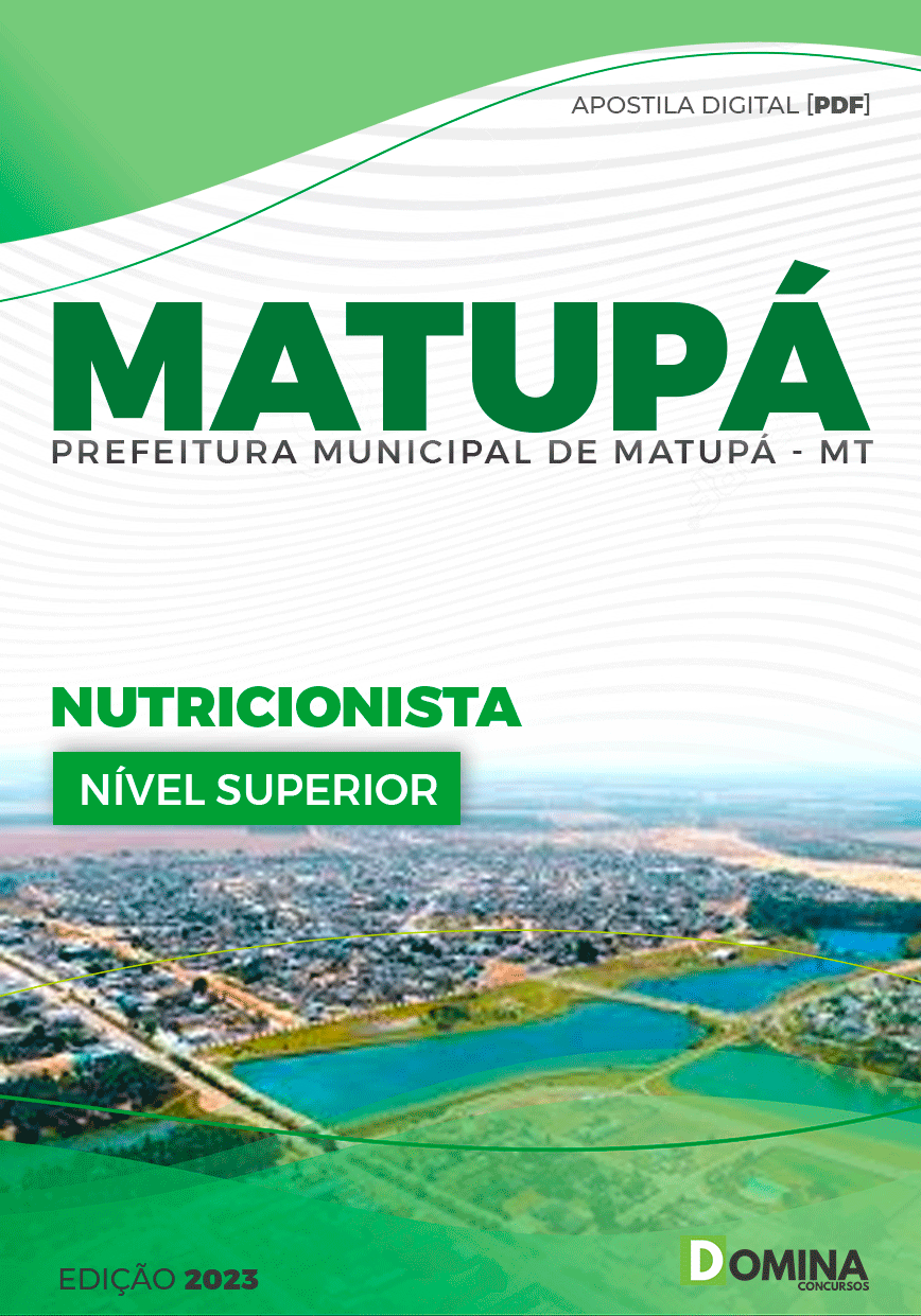 Apostila Concurso Pref Matupá MT 2023 Nutricionista