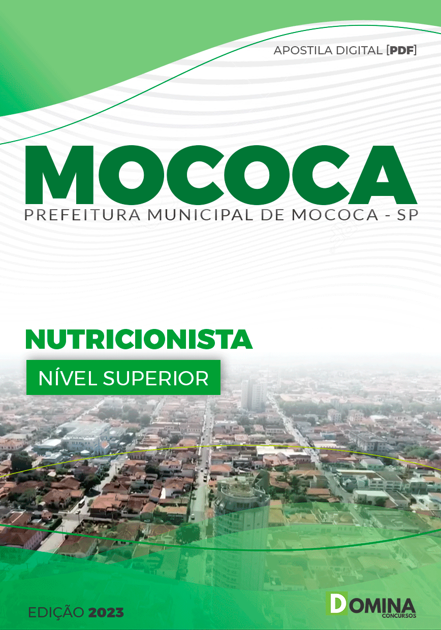 Apostila Pref Mococa SP 2023 Nutricionista