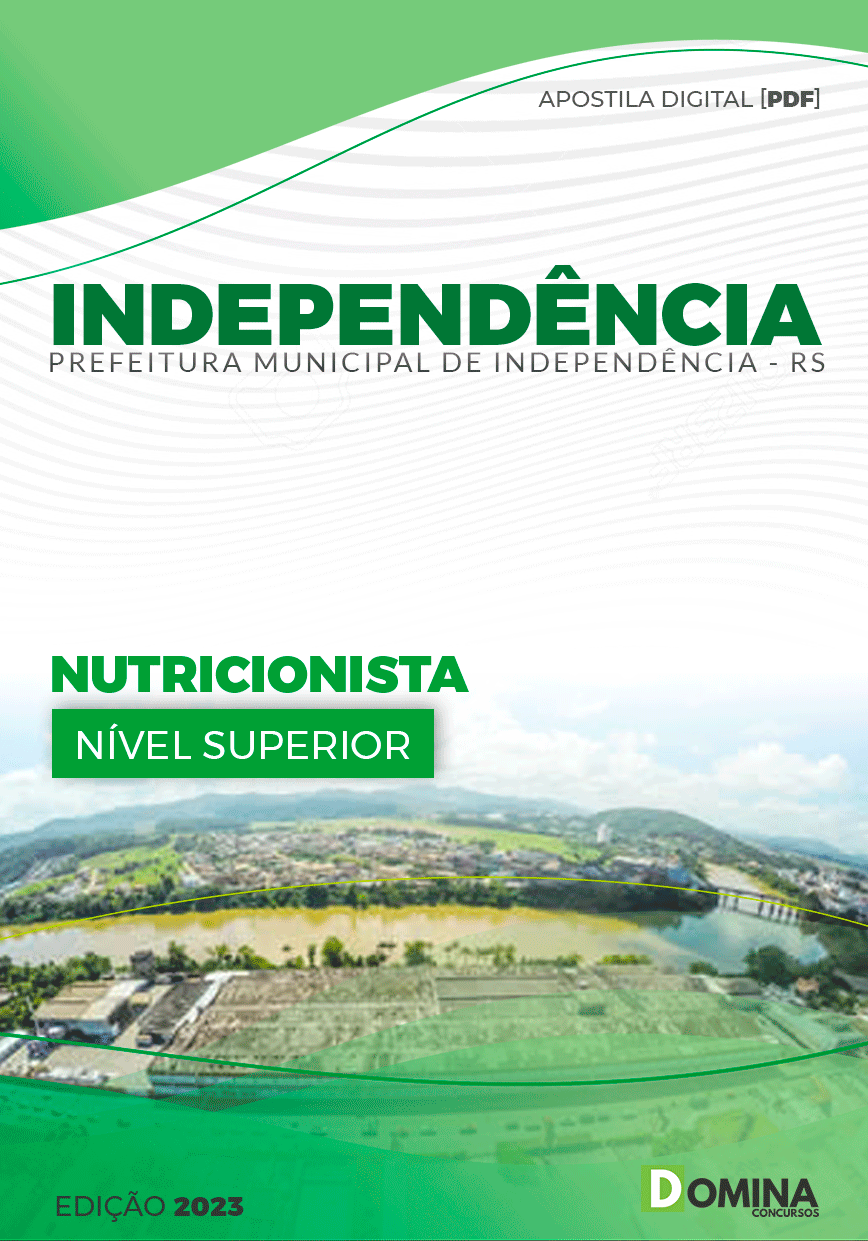 Apostila Pref Independência RS 2023 Nutricionista