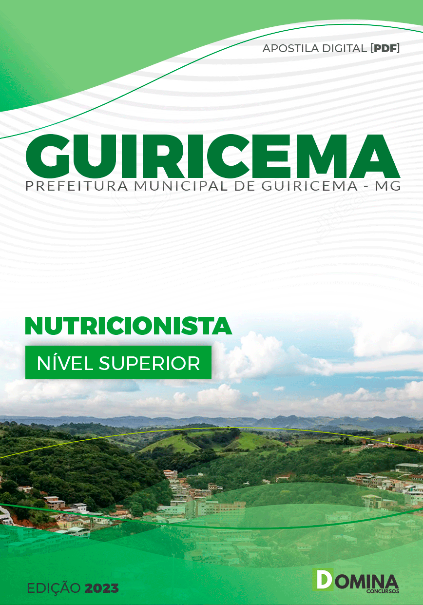 Apostila Pref Guiricema MG 2024 Nutricionista