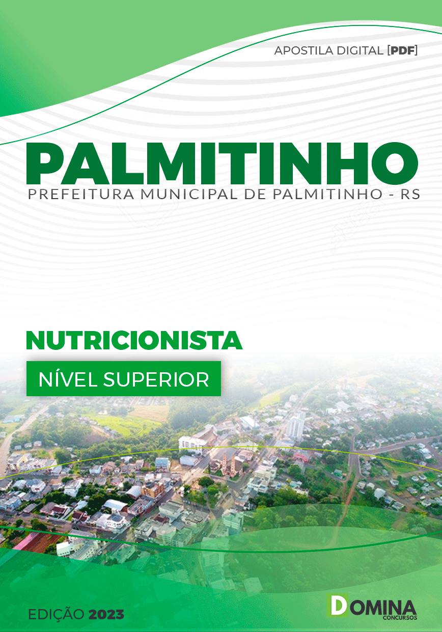 Apostila Concurso Pref Palmitinho RS 2023 Nutricionista