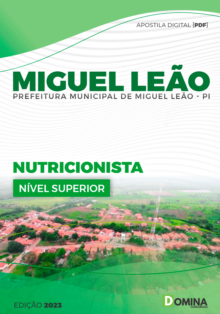Apostila Concurso Pref Miguel Leão PI 2023 Nutricionista