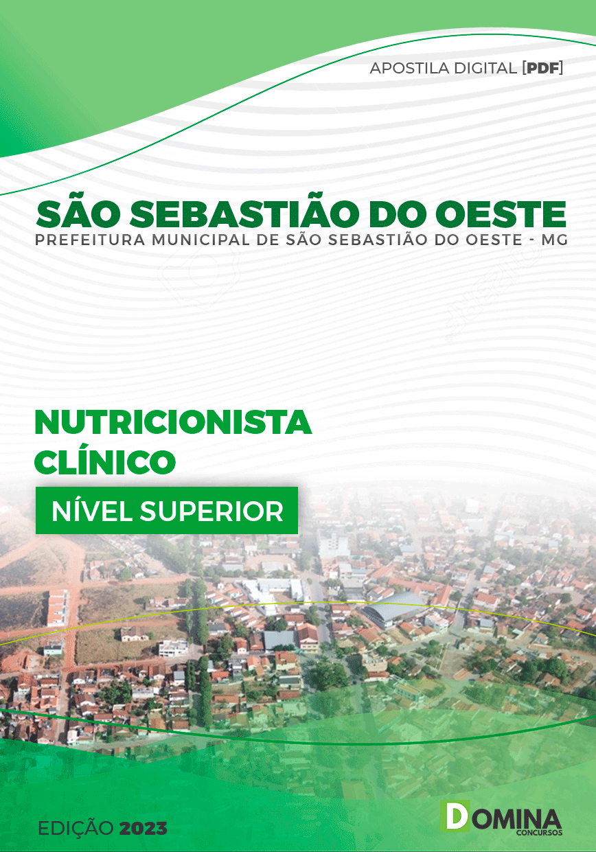 Pref São Sebastião do Oeste MG 2023 Nutricionista Clínico