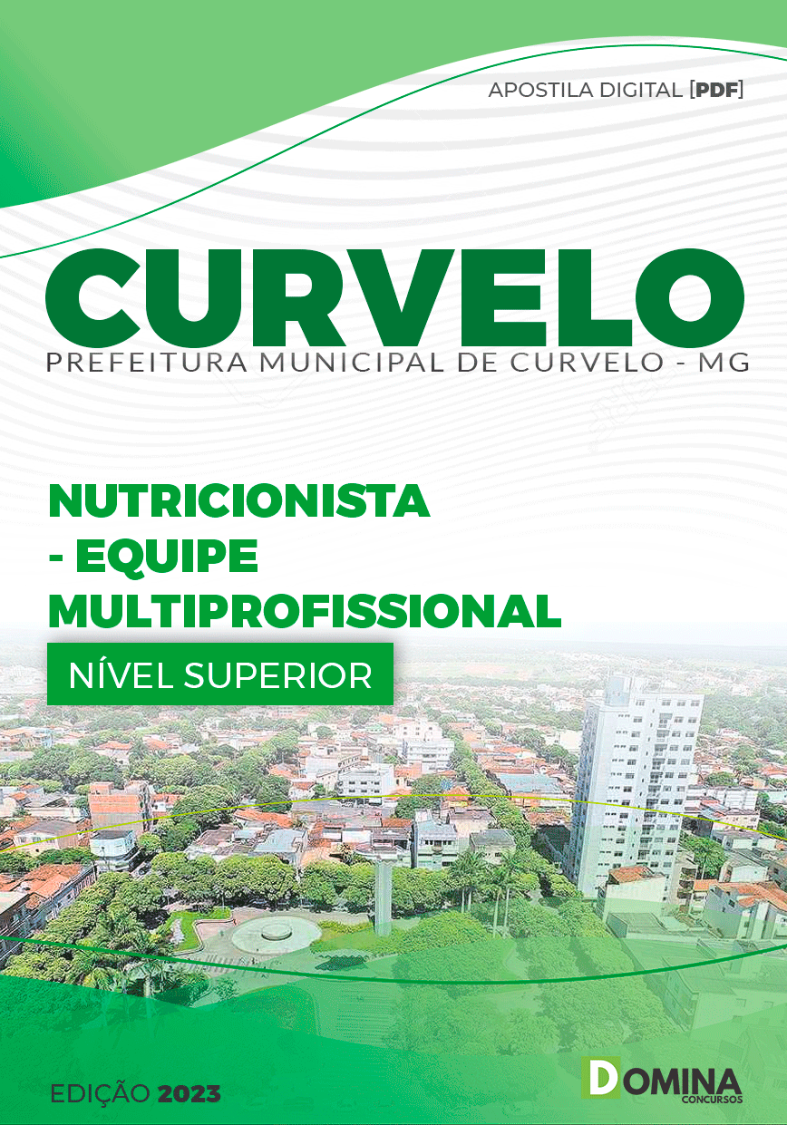 Apostila Concurso Pref Curvelo MG 2024 Nutricionista Multiprofissional