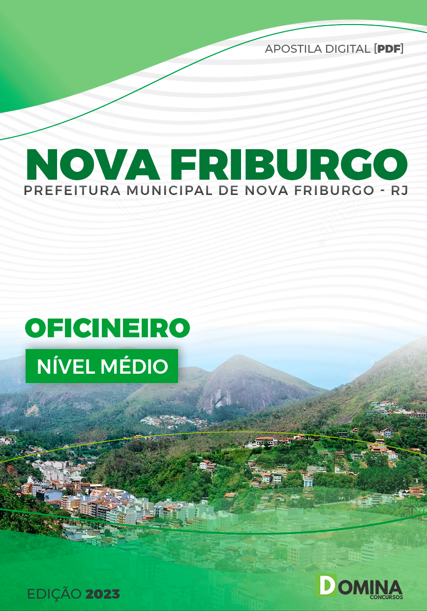 Apostila Pref Nova Friburgo RJ 2023 Oficineiro