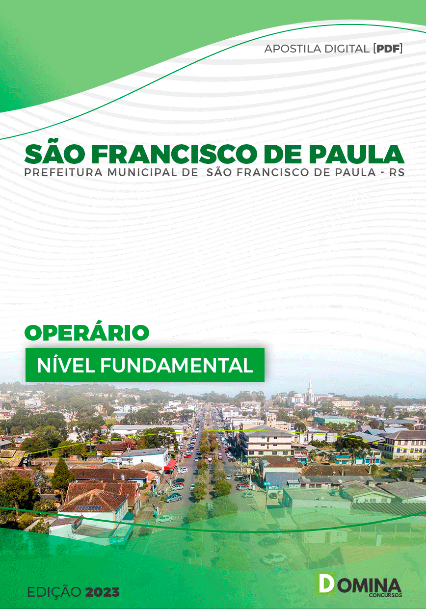 Pref São Francisco Paula RS 2023 Operário