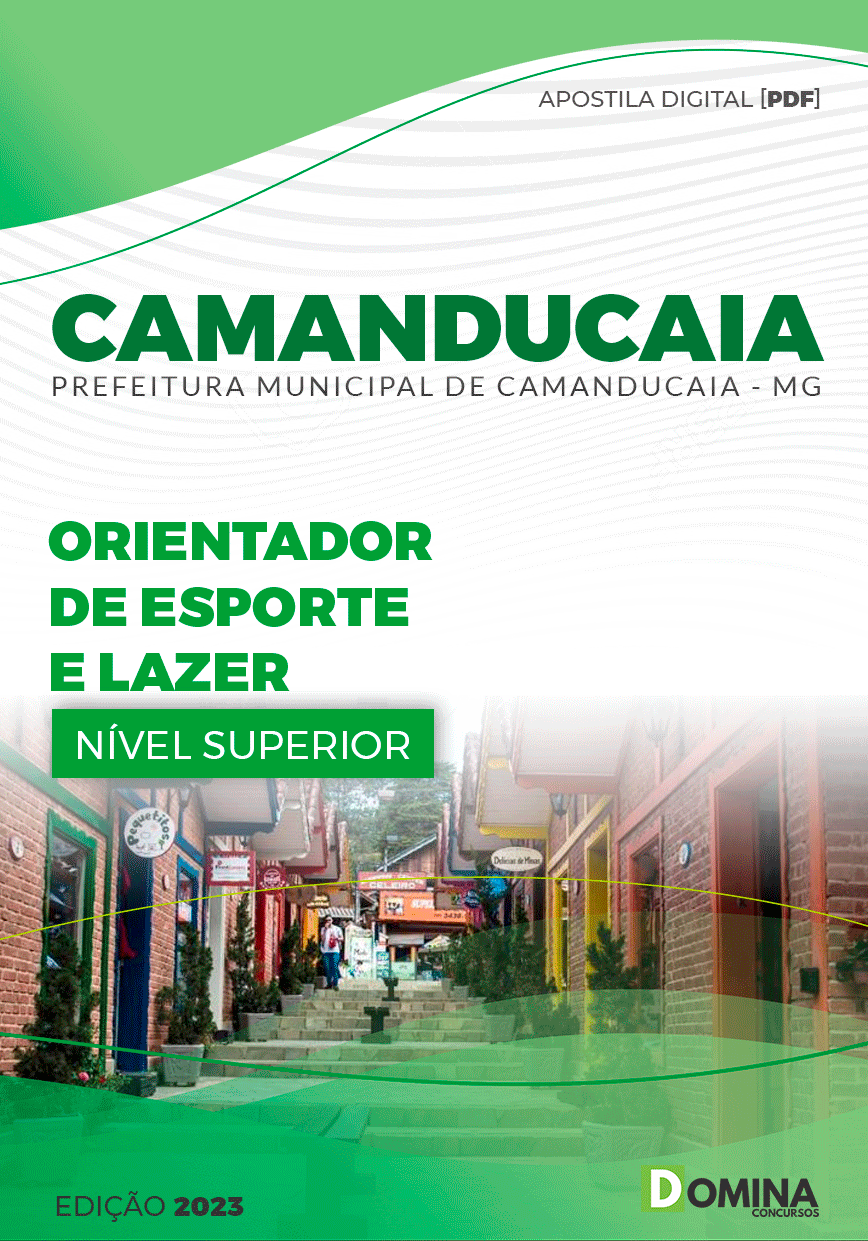 Apostila Pref Camanducaia MG 2024 Orientador Esporte Lazer