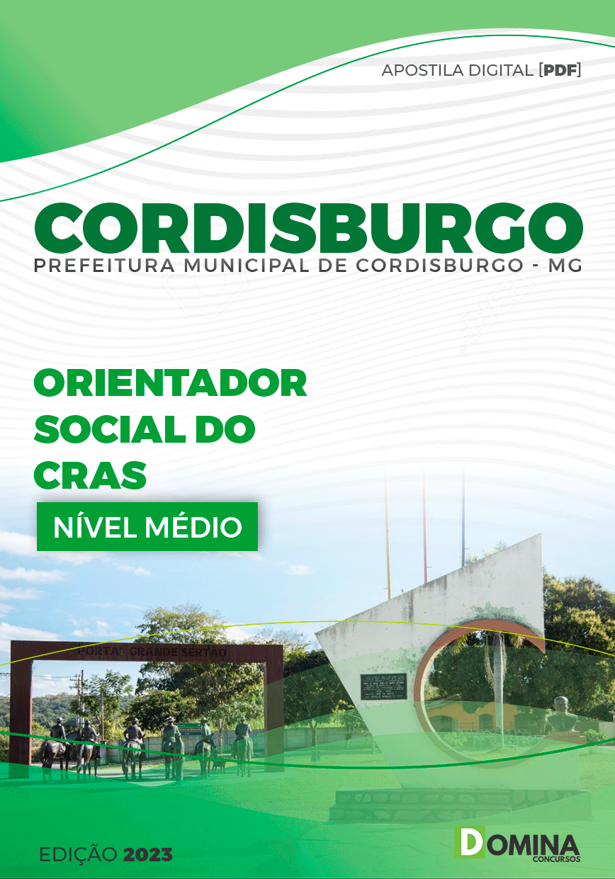 Apostila Pref Cordisburgo MG 2024 Orientador Social