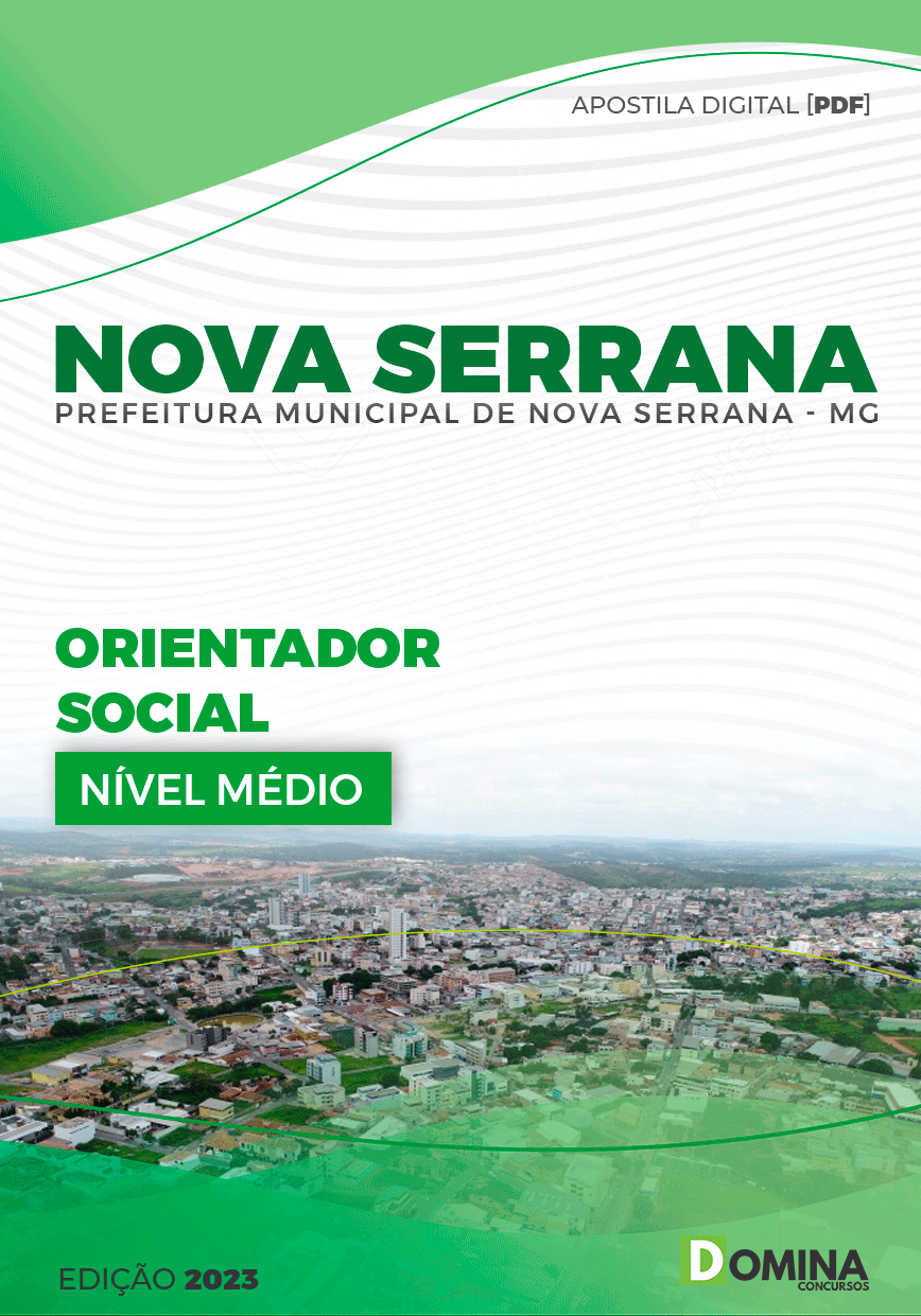 Apostila Pref Nova Serrana MG 2024 Orientador Social