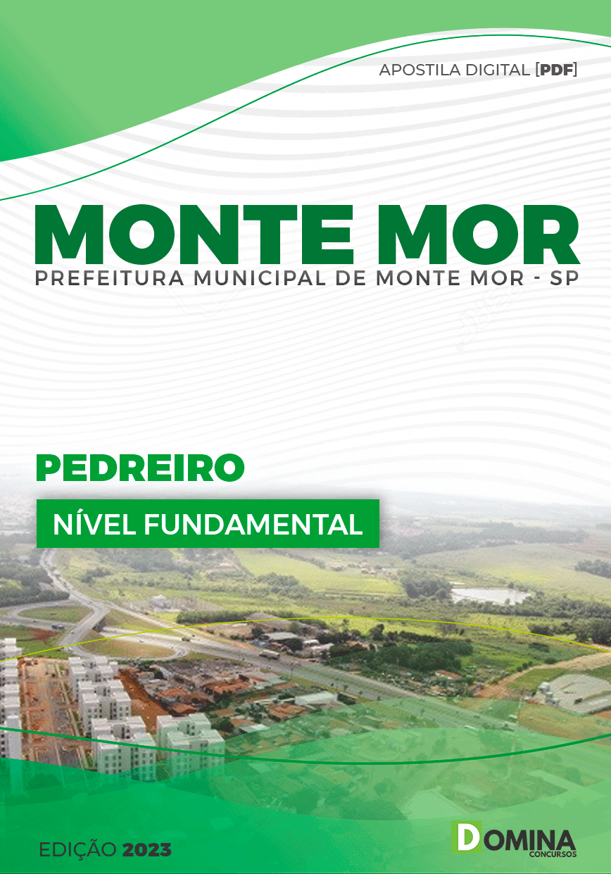 Apostila Pref Monte Mor SP 2023 Pedreiro