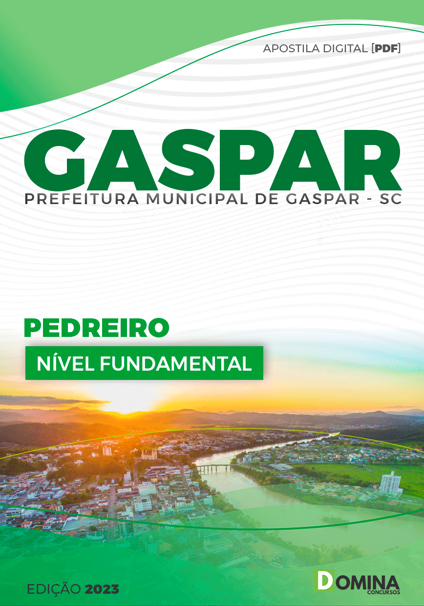 Apostila Pref Gaspar SC 2023 Pedreiro