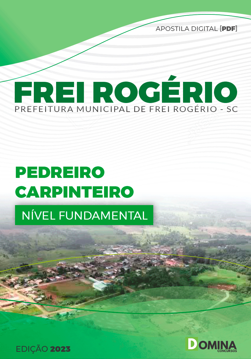Apostila Pref Frei Rogério SC 2023 Pedreiro Carpinteiro