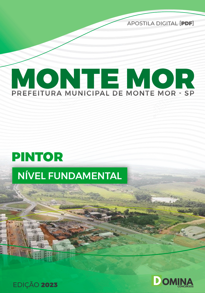Apostila Pref Monte Mor SP 2023 Pintor