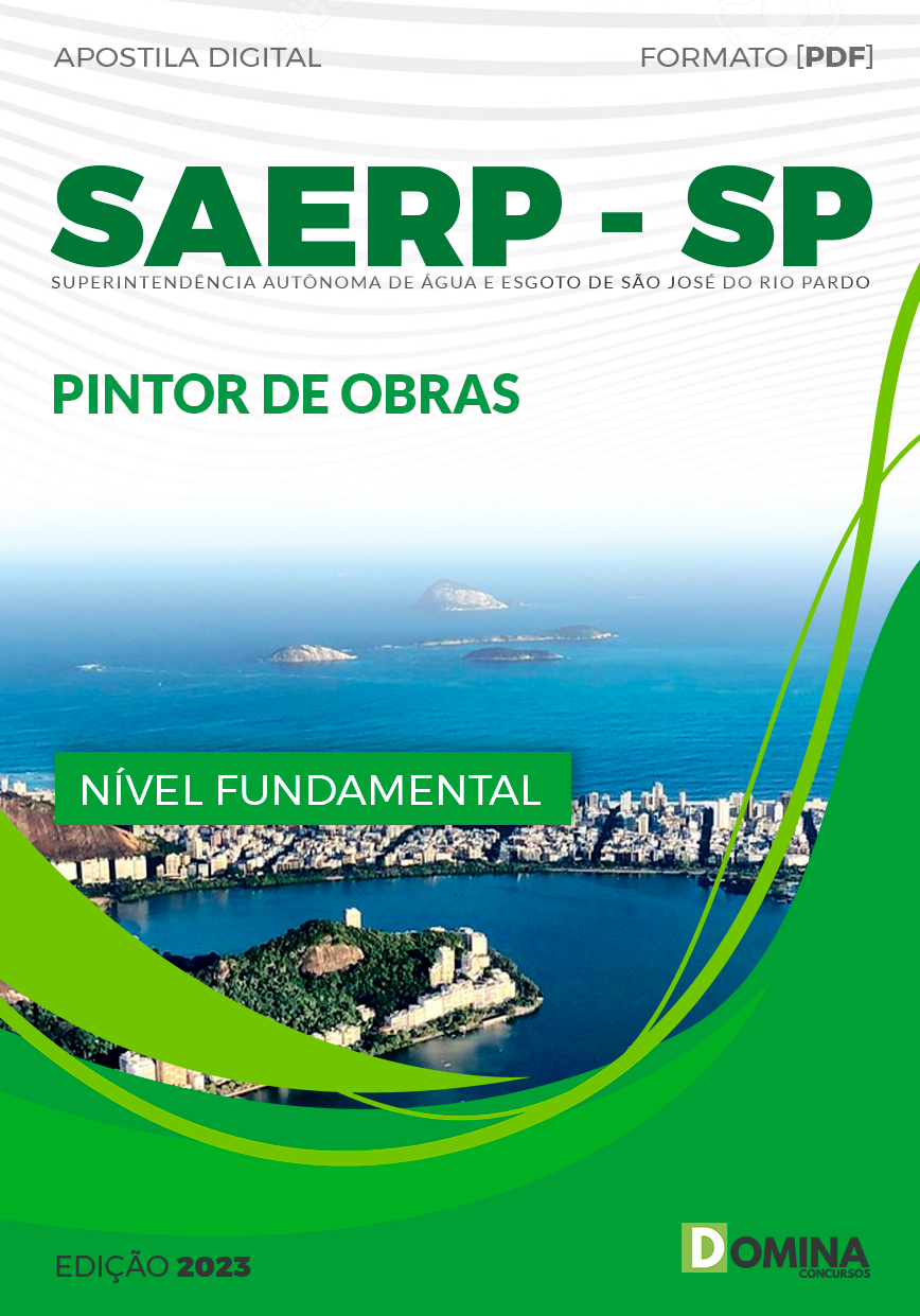 Apostila Concurso SAERP SP 2023 Pintor Obras