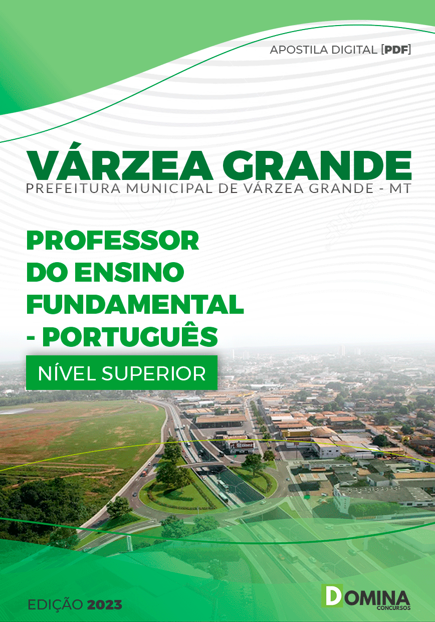 Apostila Pref Várzea Grande MT 2023 Professor Língua Portuguesa