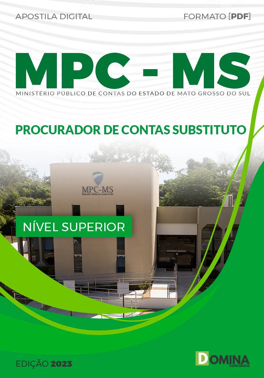Apostila MPC MS 2023 Procurador de Contas Substituto