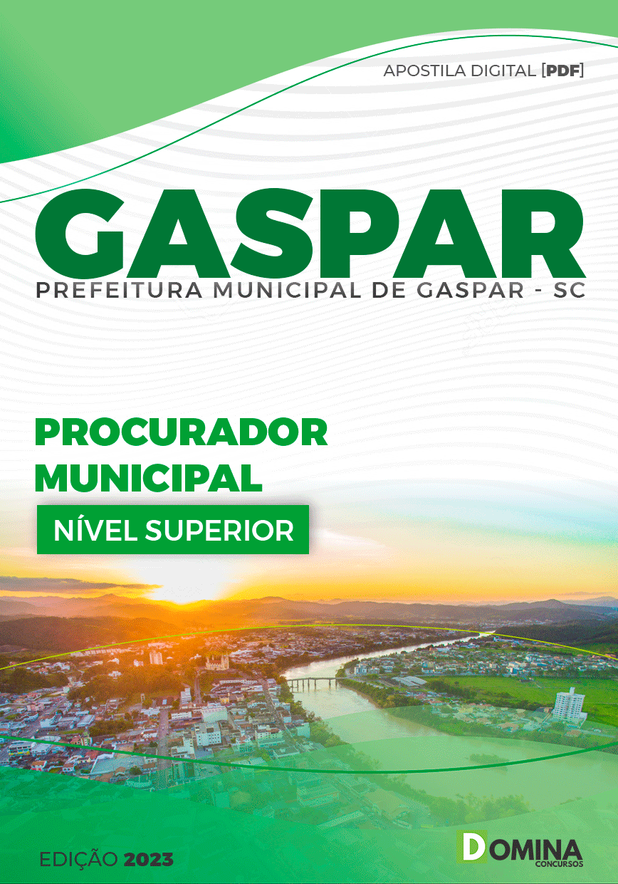 Apostila Pref Gaspar SC 2023 Procurador Municipal