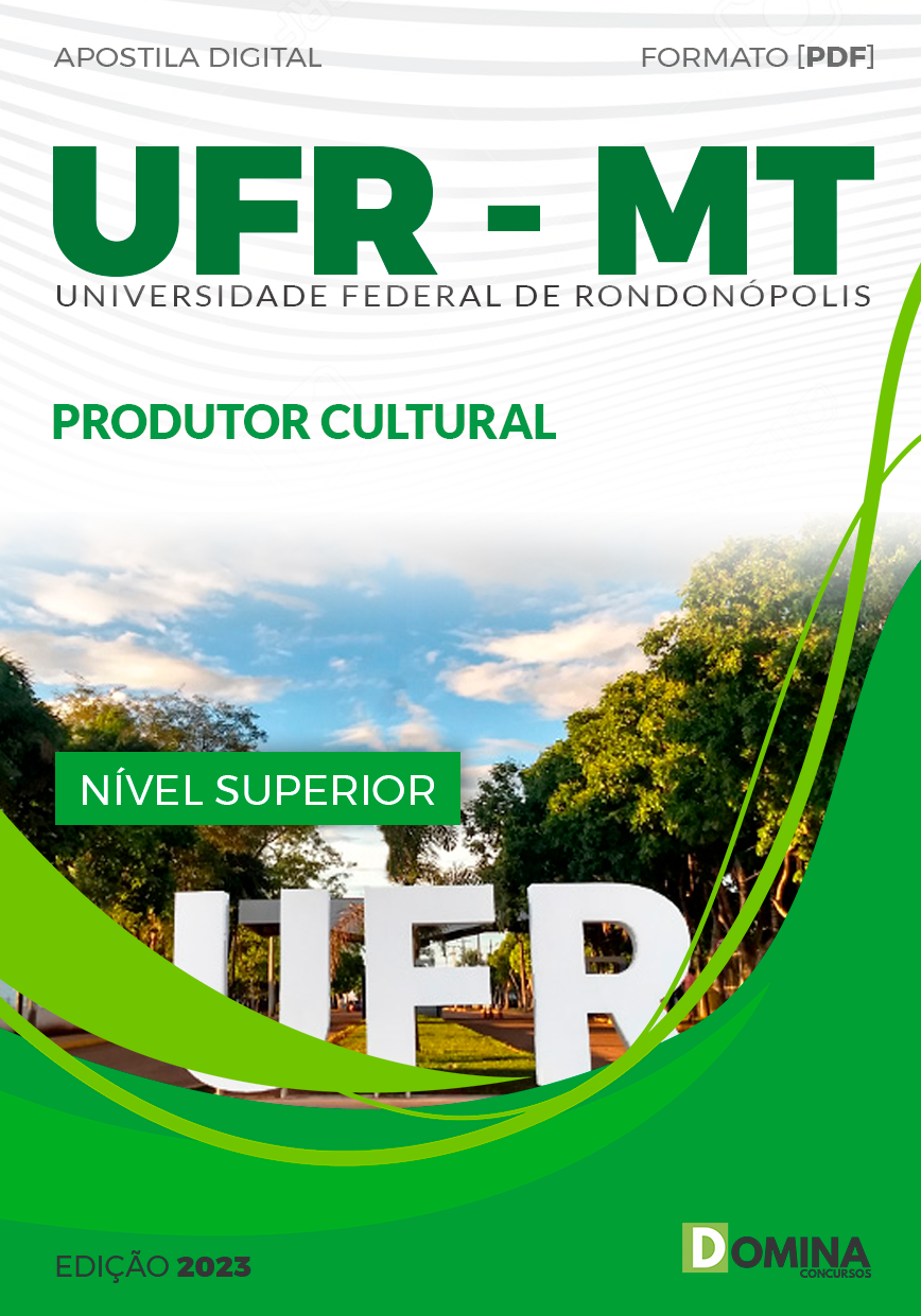 Apostila UFR MT 2023 Produtor Cultural