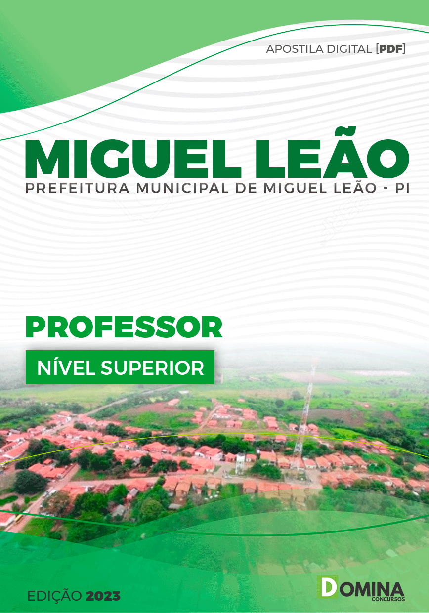 Apostila Concurso Pref Miguel Leão PI 2023 Professor