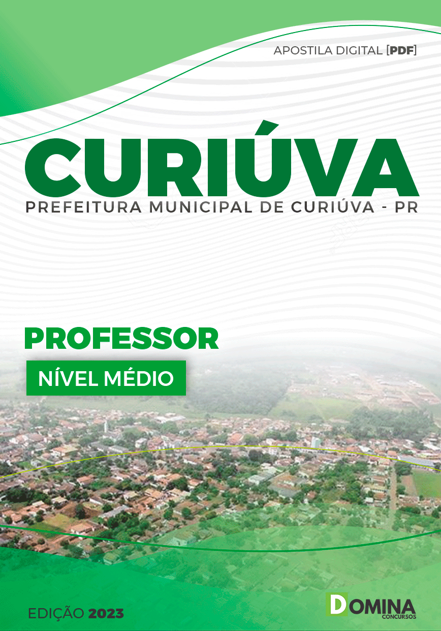 Apostila Concurso Pref Curiúva PR 2023 Professor