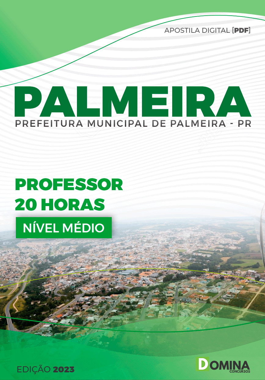 Apostila Pref Palmeira PR 2023 Professor 20Hrs