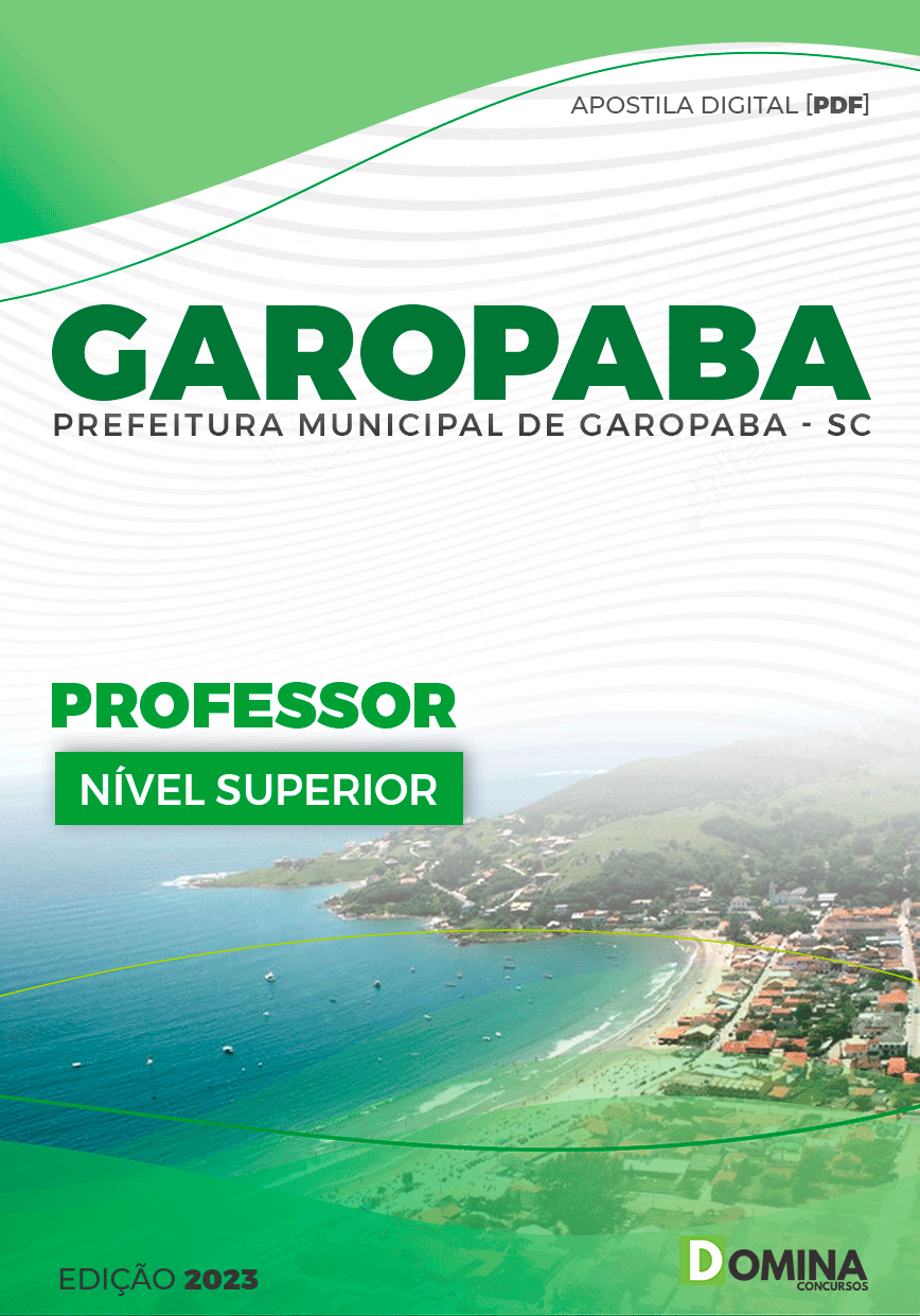 Apostila Concurso Pref Garopaba SC 2023 Professor