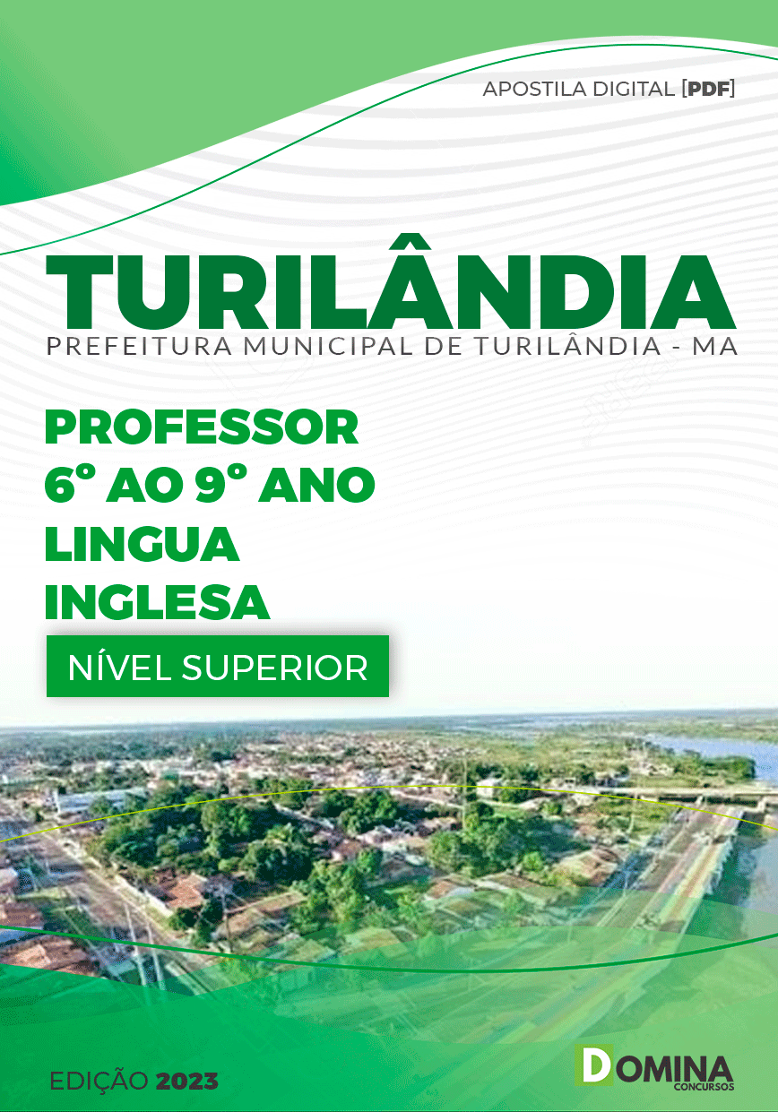 Apostila Pref Turilândia MA 2024 Professor 6º Ao 9º Língua Inglesa