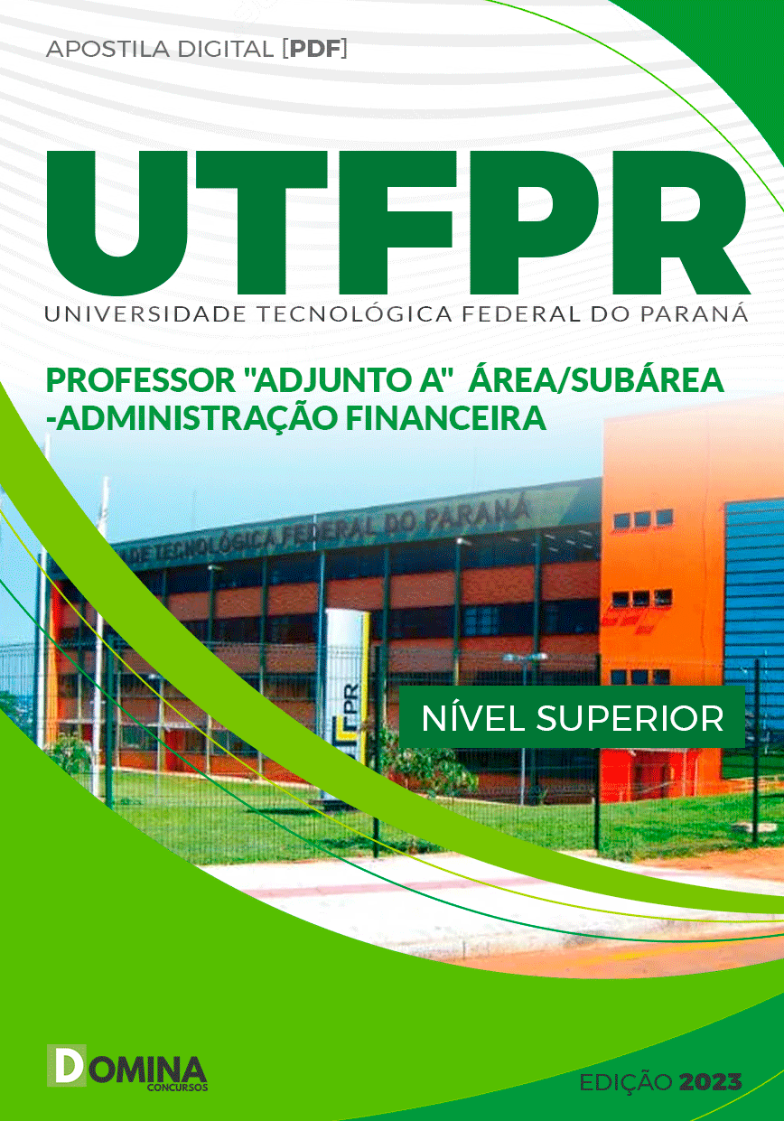 UTFPR PR 2023 Professor Administração Financeira