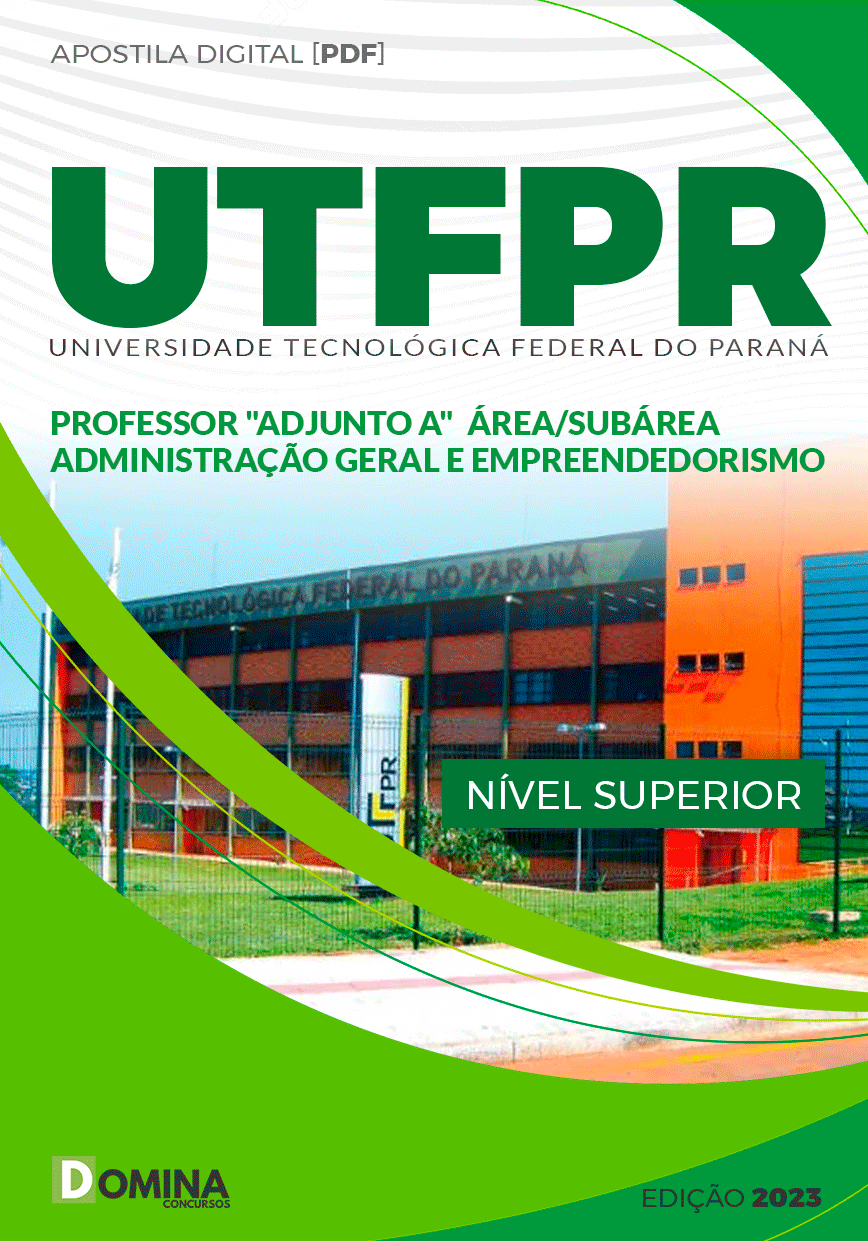 UTFPR PR 2023 Professor Administração e Empreendedorismo