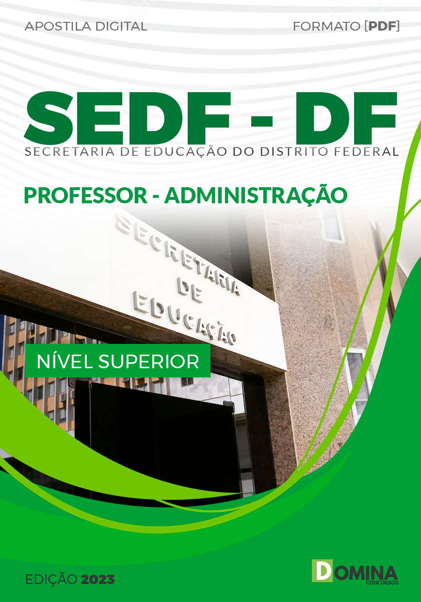 Apostila Concurso SEDF DF 2023 Professor Administração