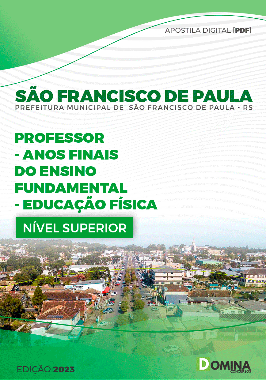Pref São Francisco Paula RS 2023 Professor Educação Física