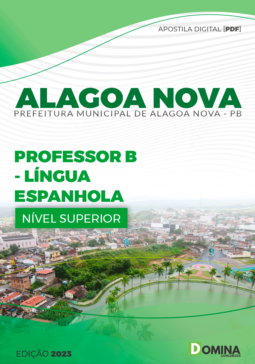 Apostila Pref Alagoa Nova PB 2023 Professor B Língua Espanhola
