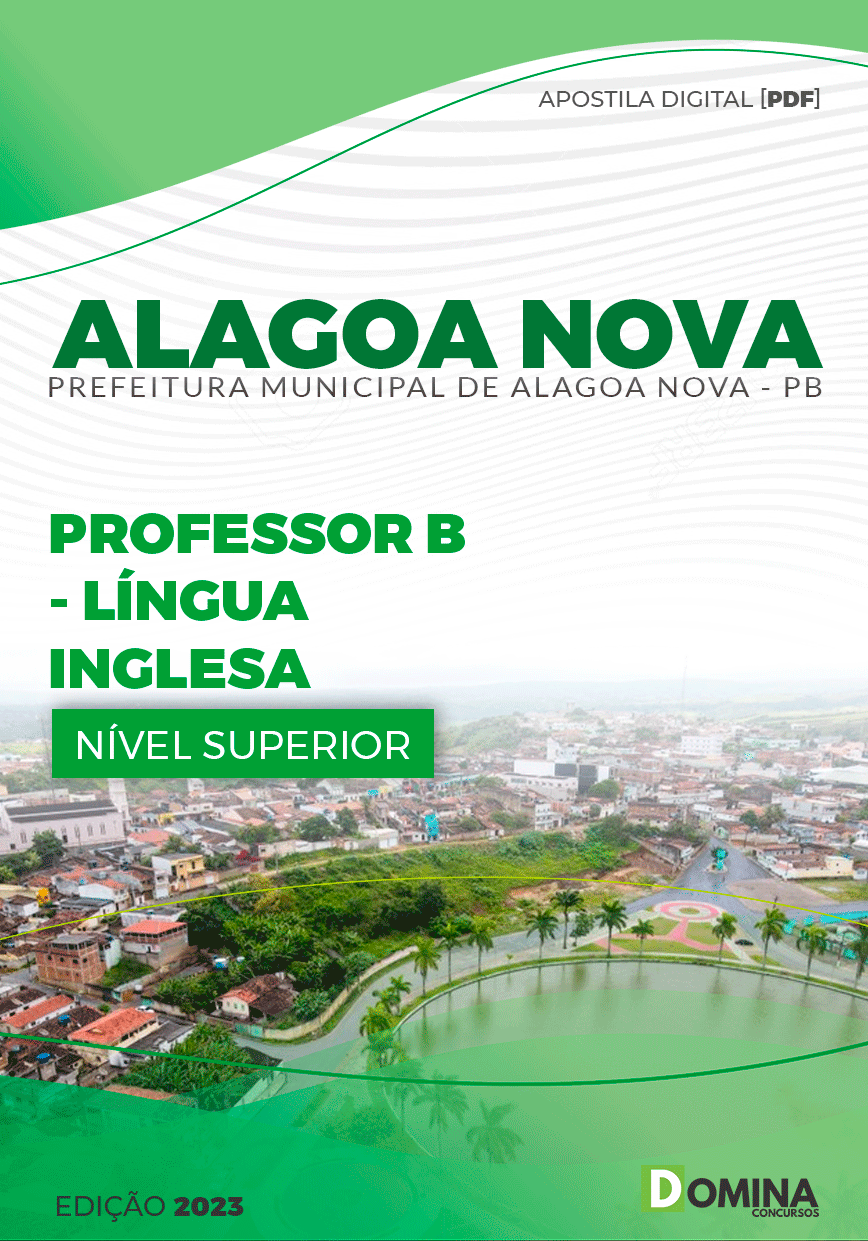 Apostila Pref Alagoa Nova PB 2023 Professor B Língua Inglesa