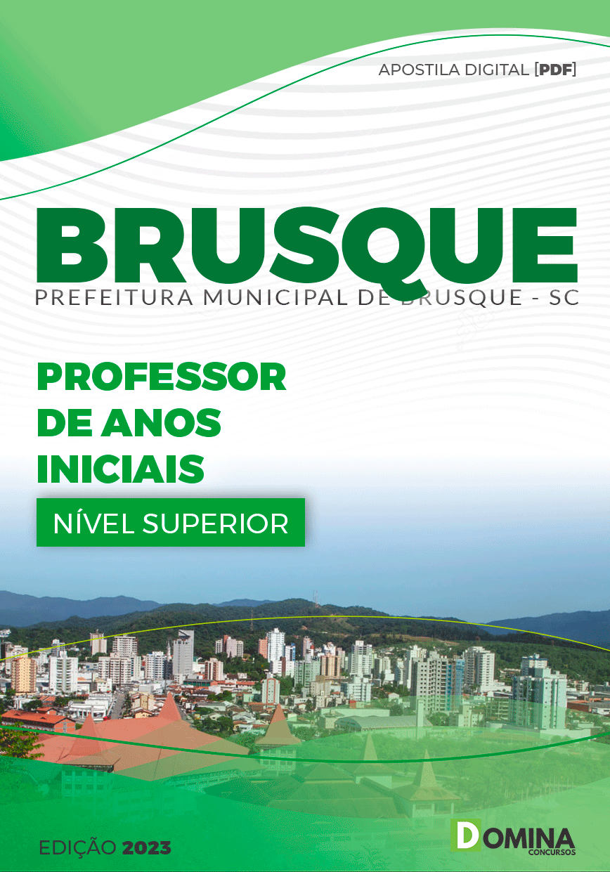 Apostila Pref Brusque SC 2023 Professor Anos Iniciais